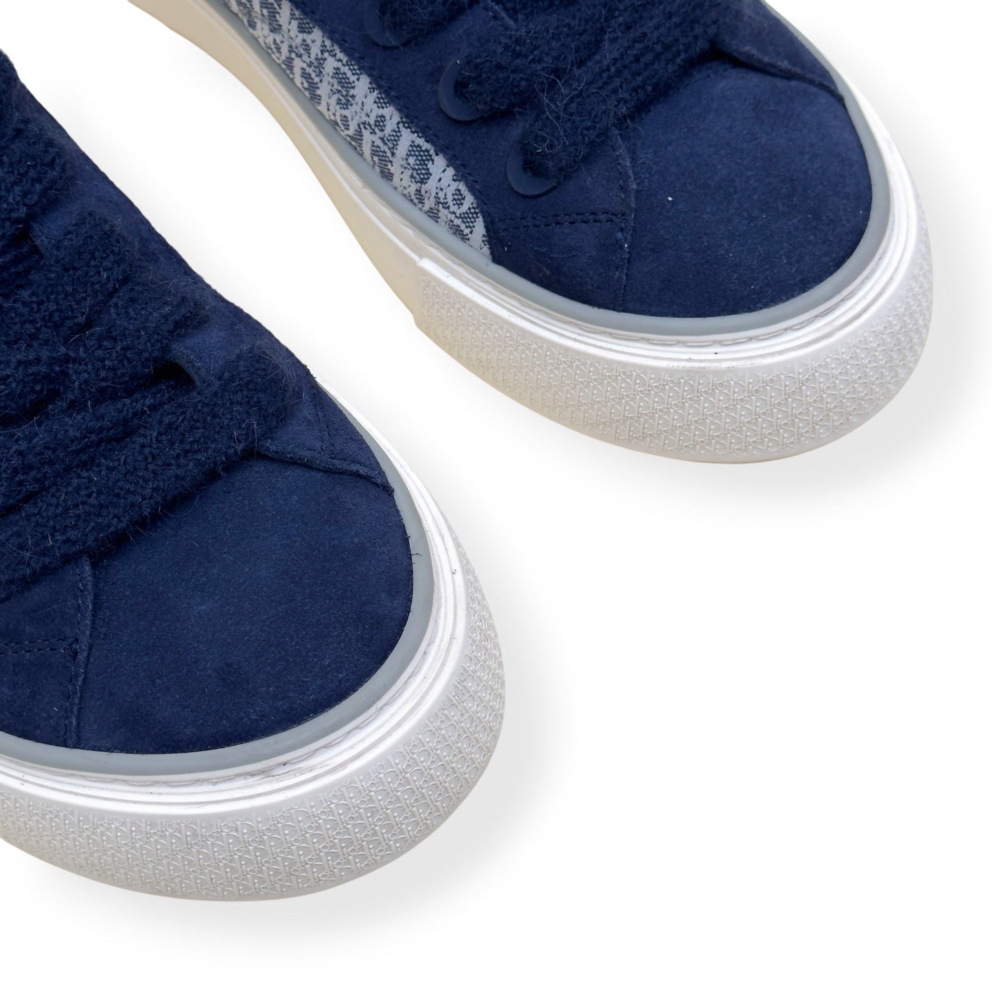 DIOR B33 LOW TOP OBLIQUE CANVAS SNEAKER BLUE 44 / UK10 | UK 10, Blue