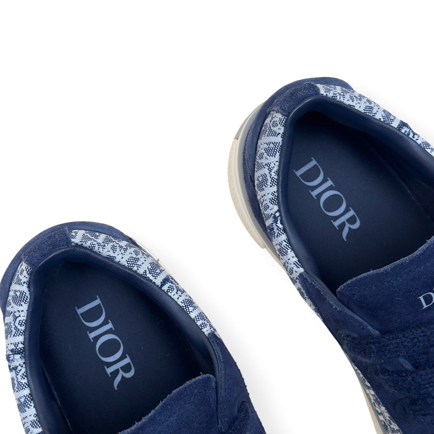 DIOR B33 LOW TOP OBLIQUE CANVAS SNEAKER BLUE 44 / UK10 | UK 10, Blue