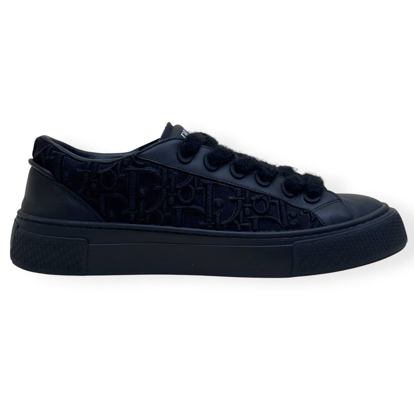 DIOR B33 LOW TOP OBLIQUE JACQUARD SNEAKER BLACK 45 / UK11 | UK 11, Black