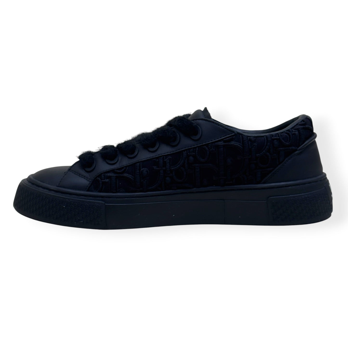 DIOR B33 LOW TOP OBLIQUE JACQUARD SNEAKER BLACK 45 / UK11 | UK 11, Black