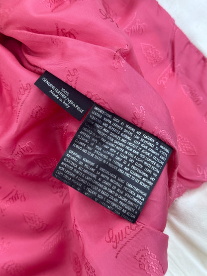 Gucci by Tom Ford Cream Soft Leather Commanders Jacket