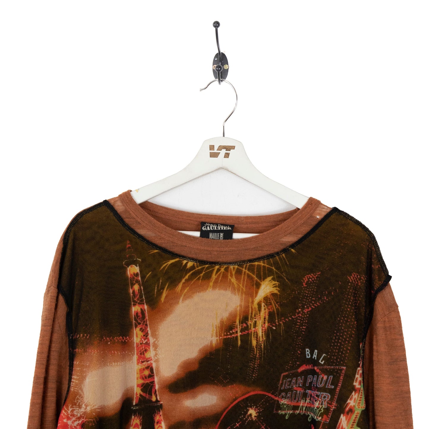 Jean Paul Gaultier Homme "Tour D'Eiffel" Intarsia Knit