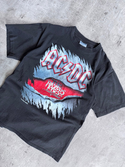 1990 ACDC The Razors Edge Tour Single Stitch Graphic Tee
