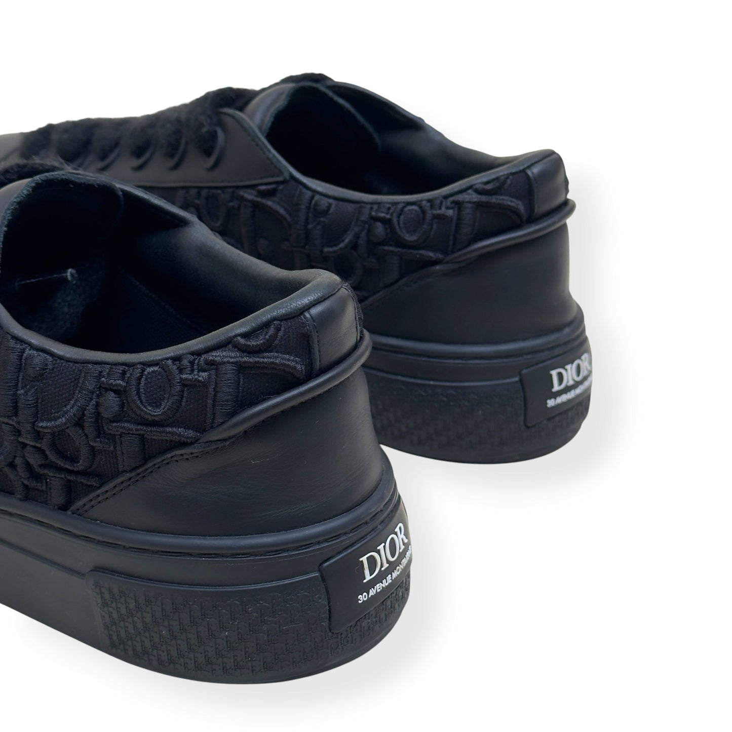 DIOR B33 LOW TOP OBLIQUE JACQUARD SNEAKER BLACK 45 / UK11 | UK 11, Black