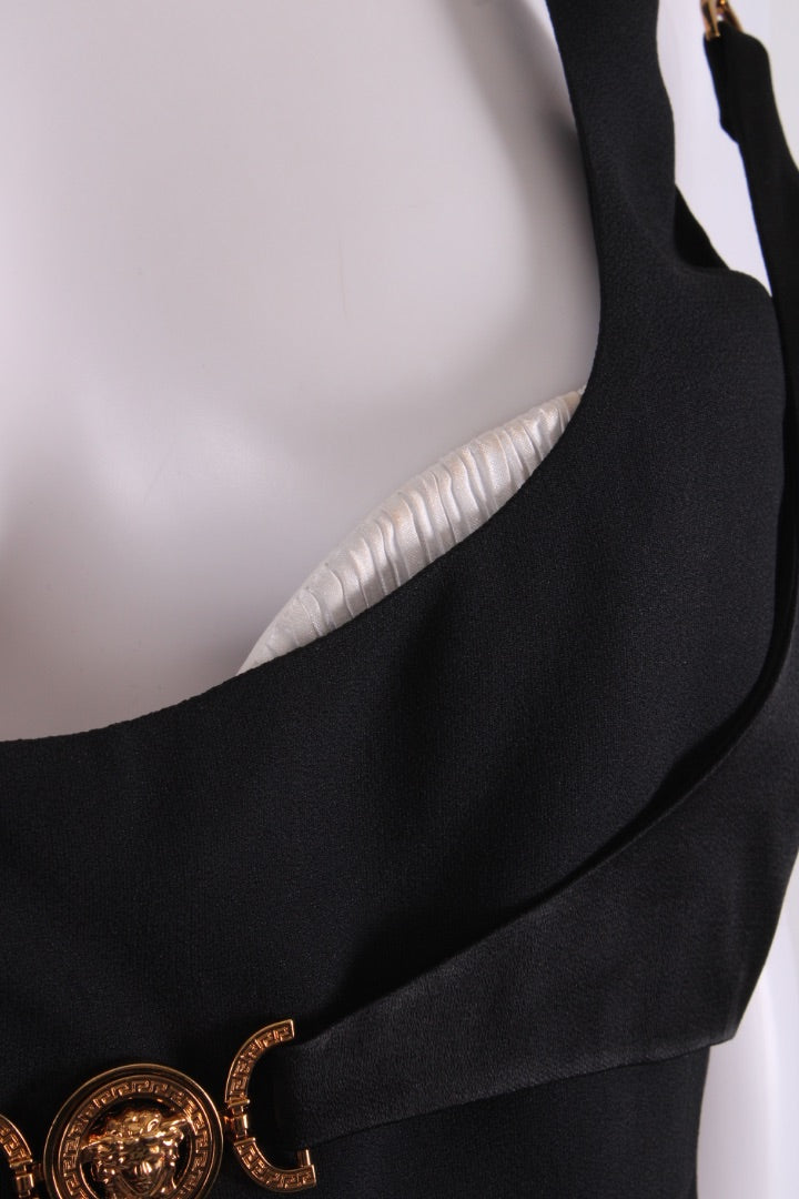 Versace Medusa Hardweare Crop Top Black 12 | O/S, Multicoloured