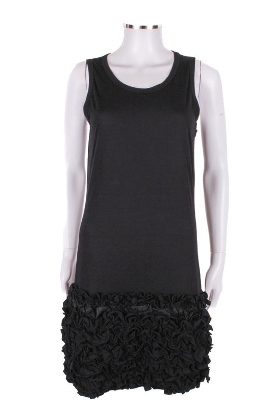 Stella McCartney ruffle base dress Black 10 | O/S, Black