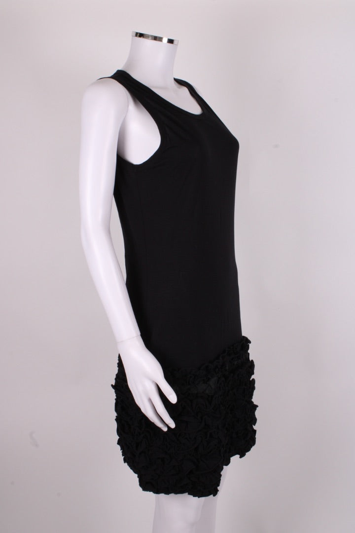 Stella McCartney ruffle base dress Black 10 | O/S, Black