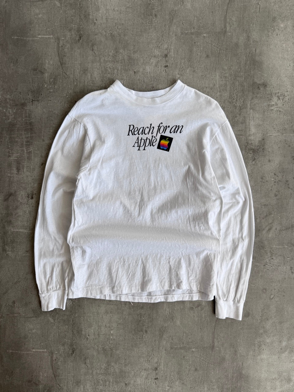 Reach For The Apple 80s Graphic Long Sleeve Tee