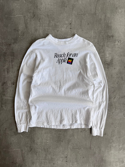 Reach For The Apple 80s Graphic Long Sleeve Tee