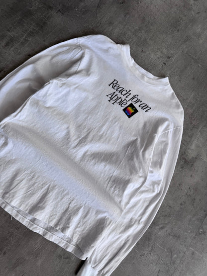 Reach For The Apple 80s Graphic Long Sleeve Tee
