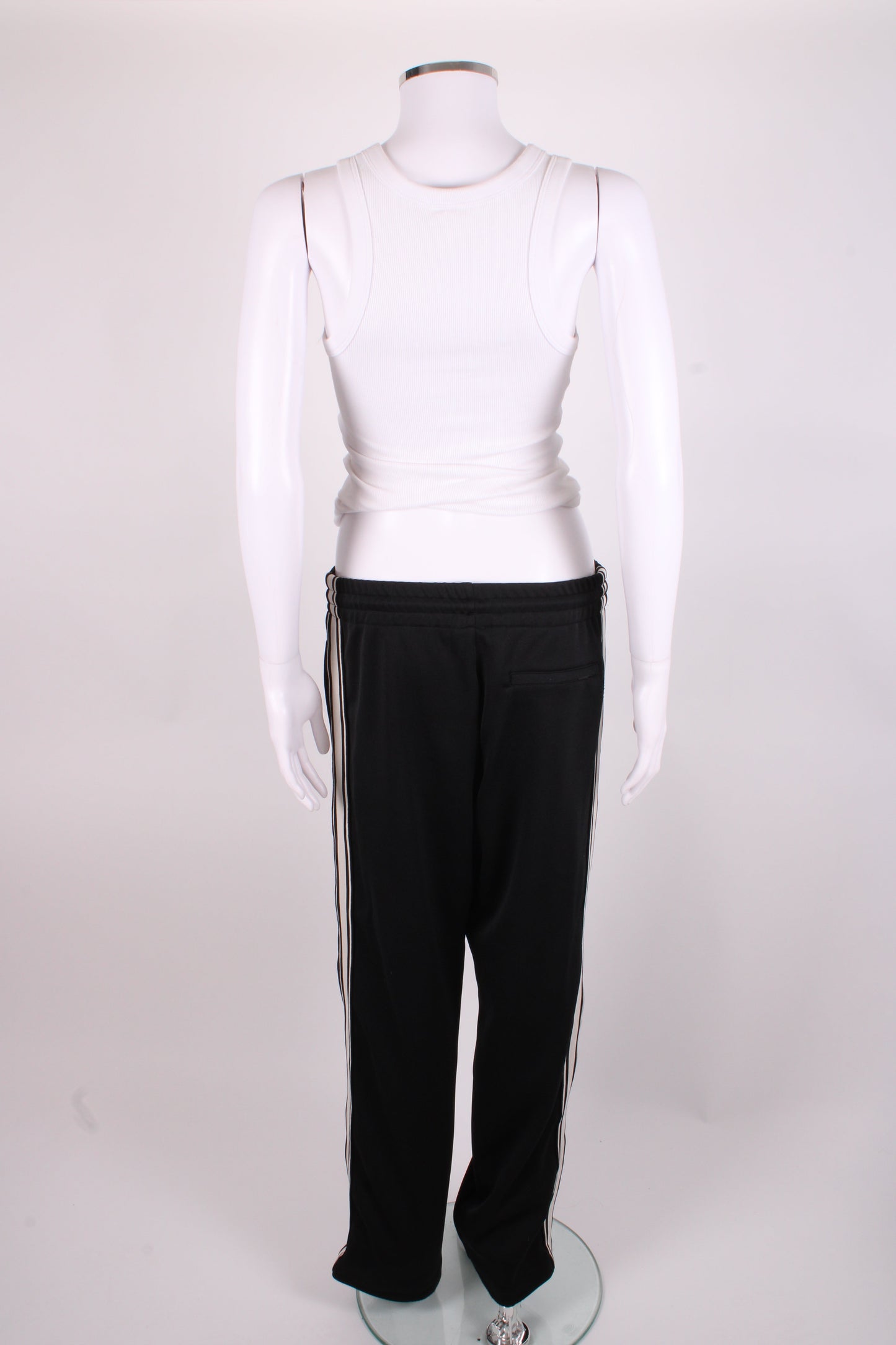 Celine Stripe Side Logo Joggers Black/ White XS | XS, Black