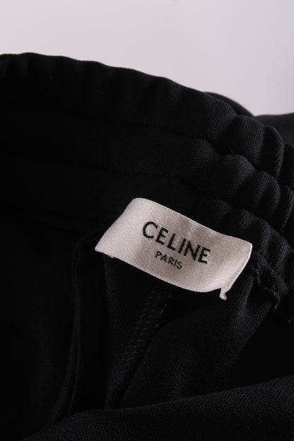 Celine Stripe Side Logo Joggers Black/ White XS | XS, Black