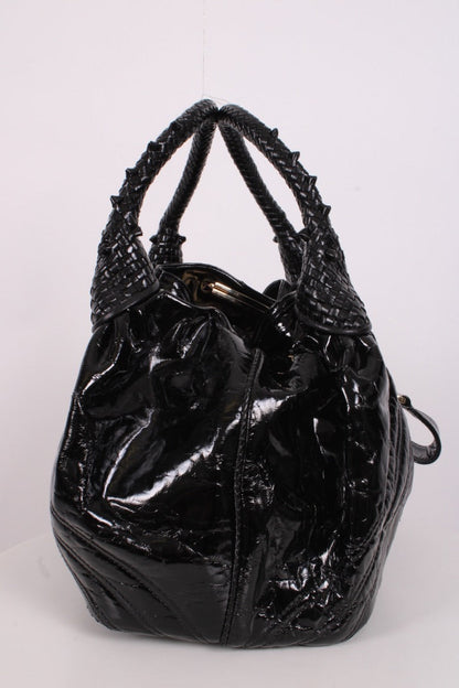 Fendi Crispe Vernice Spy Handbag Black | O/S, Black