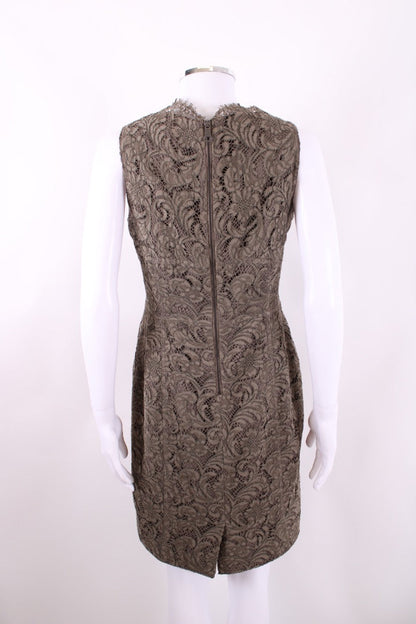 Burberry S/S Lace Dress Khaki 10 | Default Title, Khaki