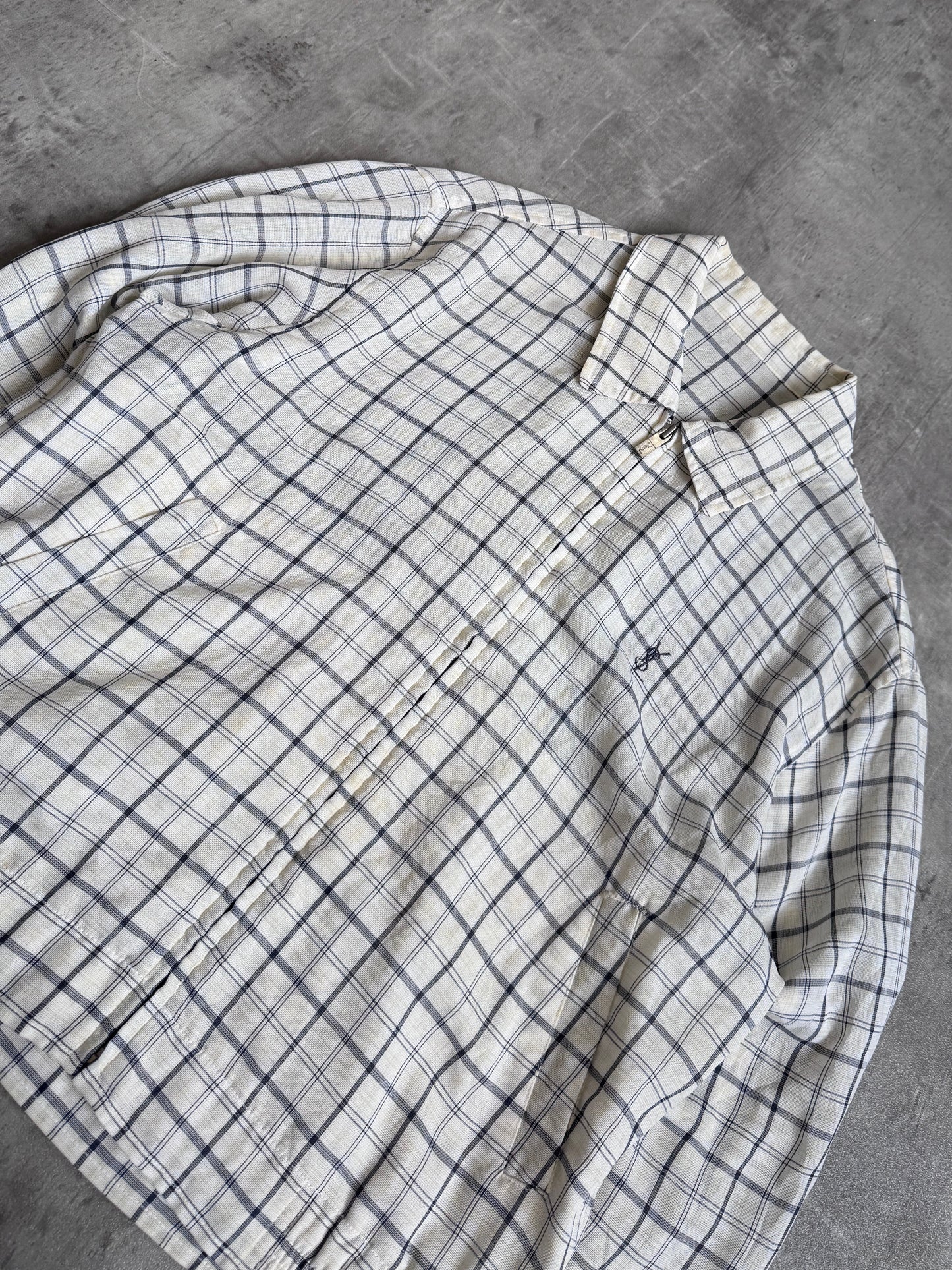 Yves Saint Laurent Mesh Check Jacket