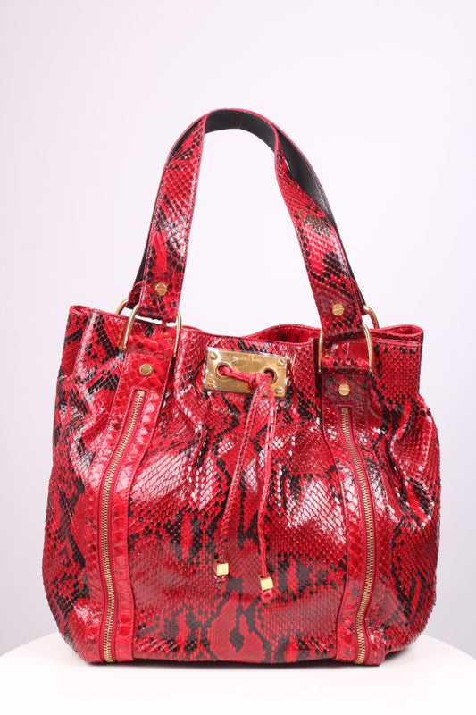 Michael Kors Snake Skin handbag Red | O/S, Red