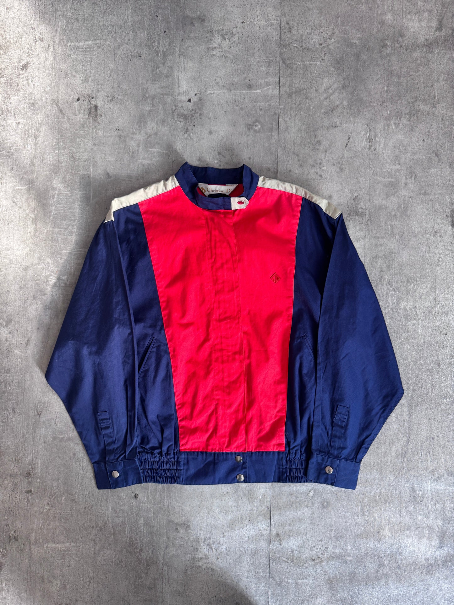 Christian Dior Sports Colourblock Lightweight Nylon Windbreaker