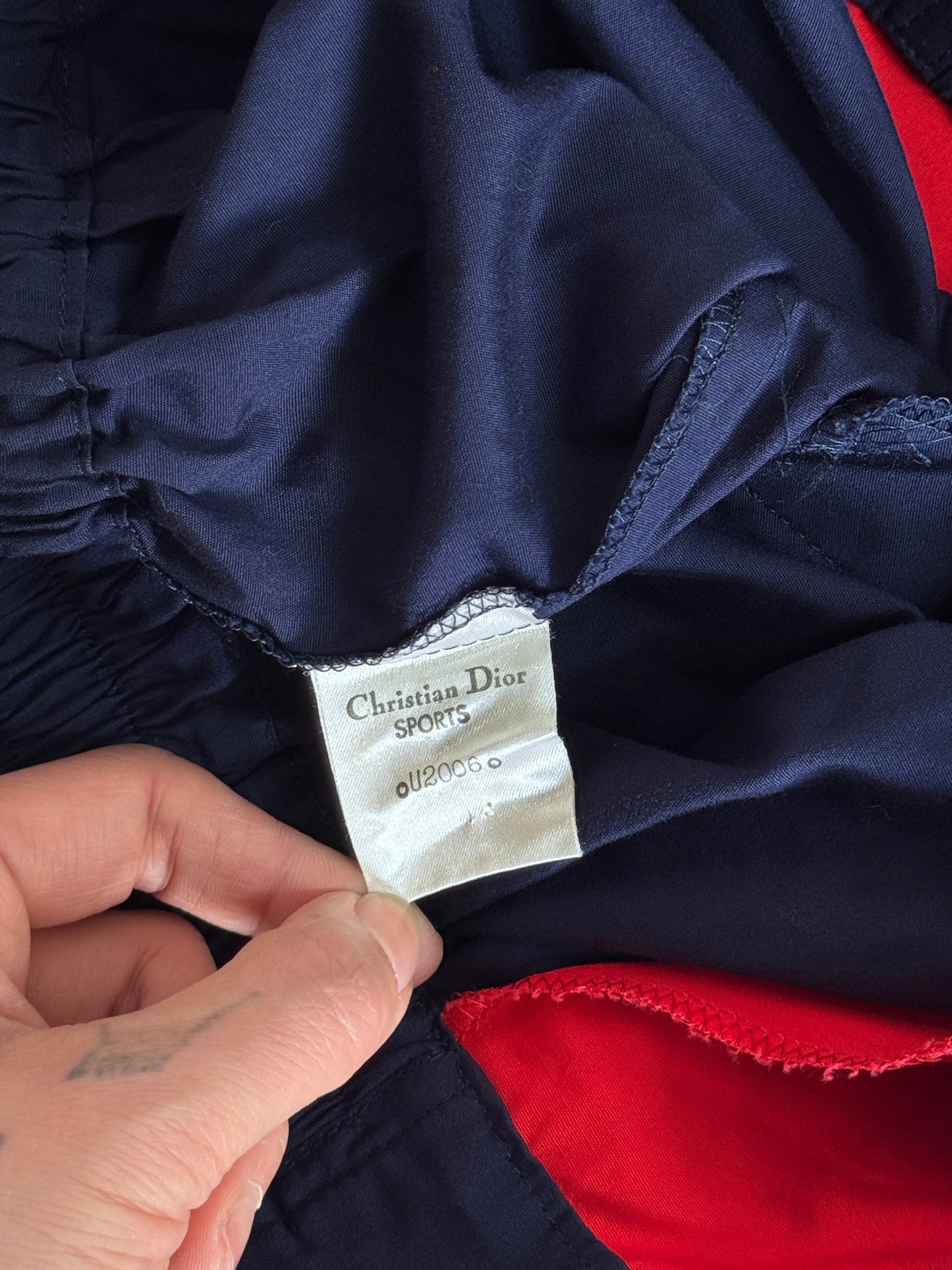 Christian Dior Sports Colourblock Lightweight Nylon Windbreaker