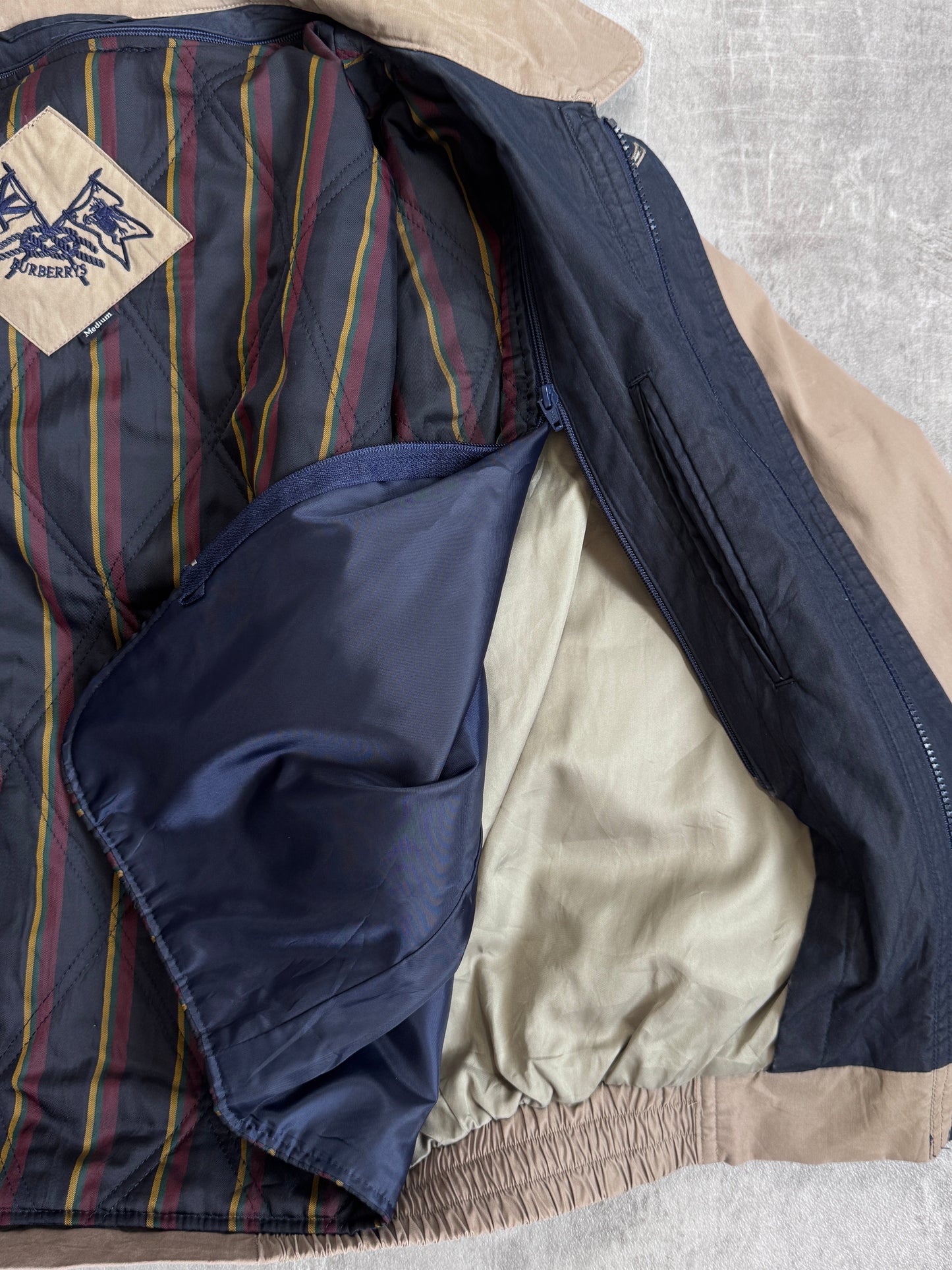 Burberry Light Brown Blouson with Removeable Liner