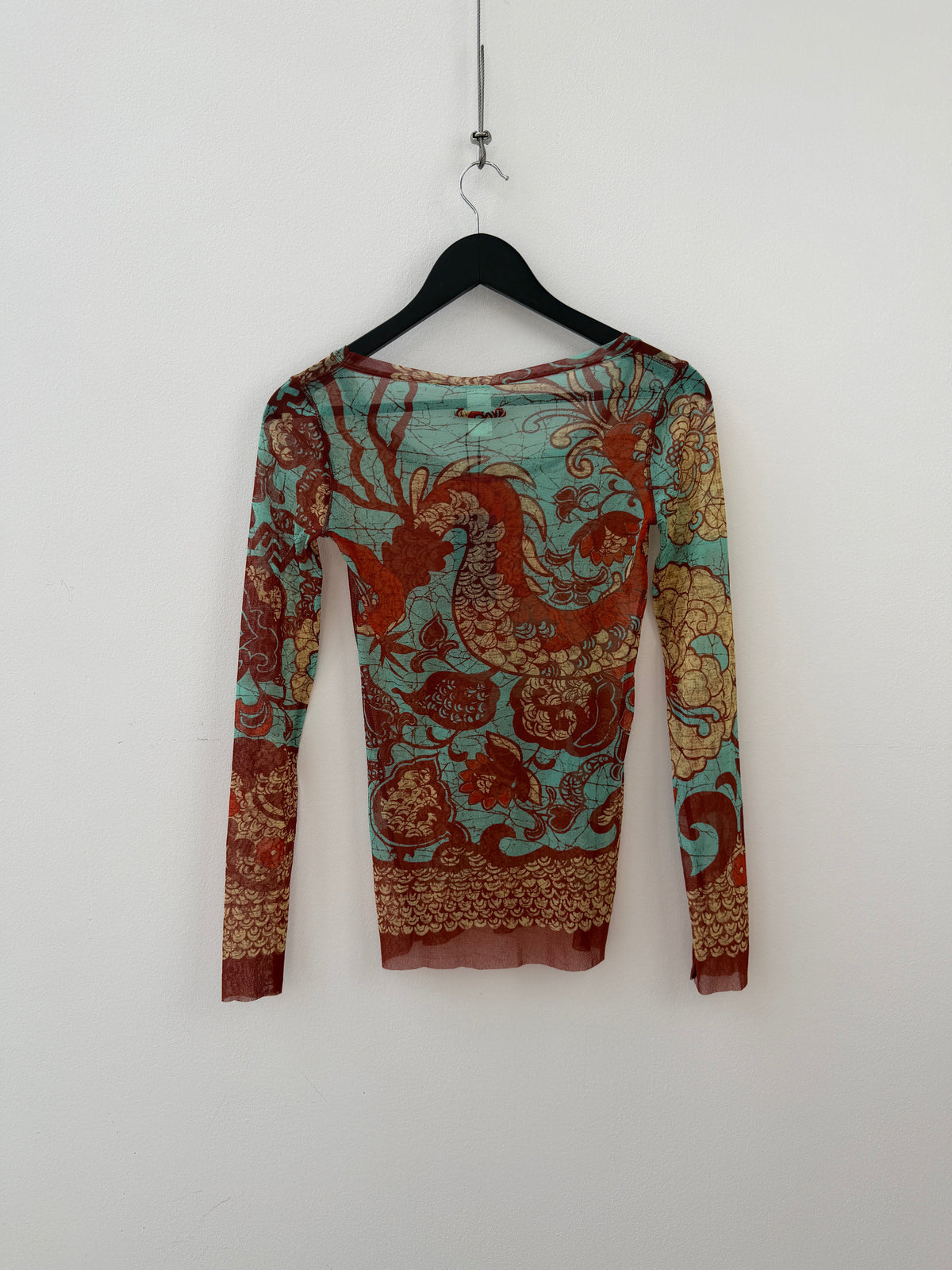 Jean Paul Gaultier 00s Soleil Mesh Top | O/S, Multicolour