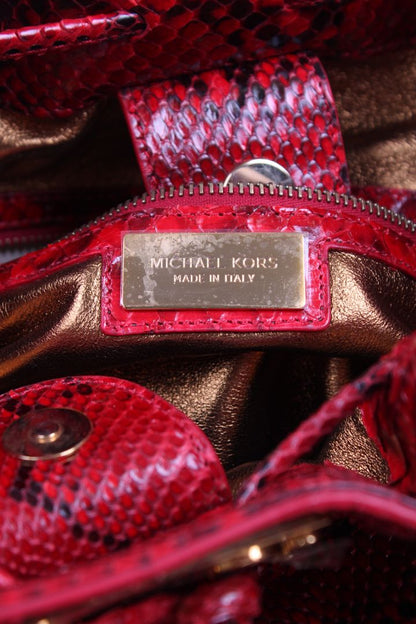 Michael Kors Snake Skin handbag Red | O/S, Red