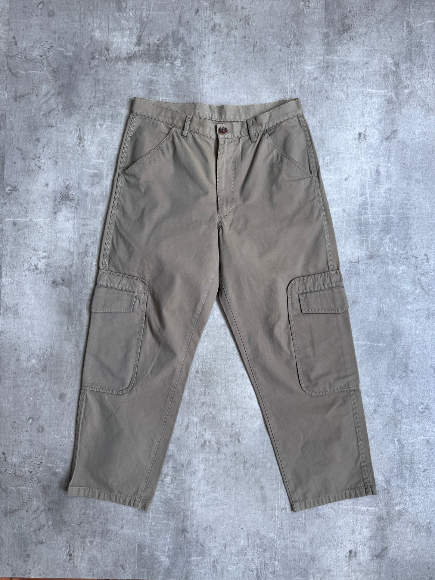 Comme Des Garçons Light Khaki Cargo Trousers