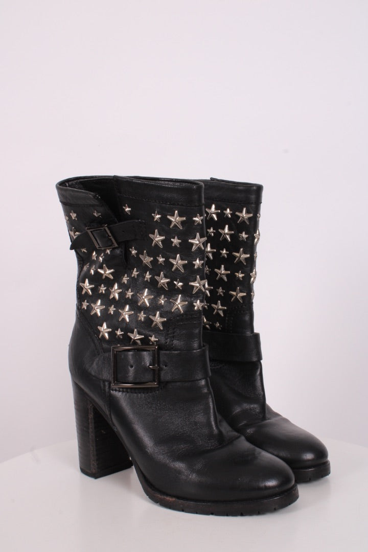 Jimmy Choo T-shirt Black/silver studs 5 | O/S, Black