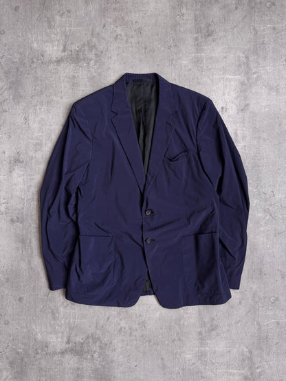 Prada Navy Padded Nylon Blazer