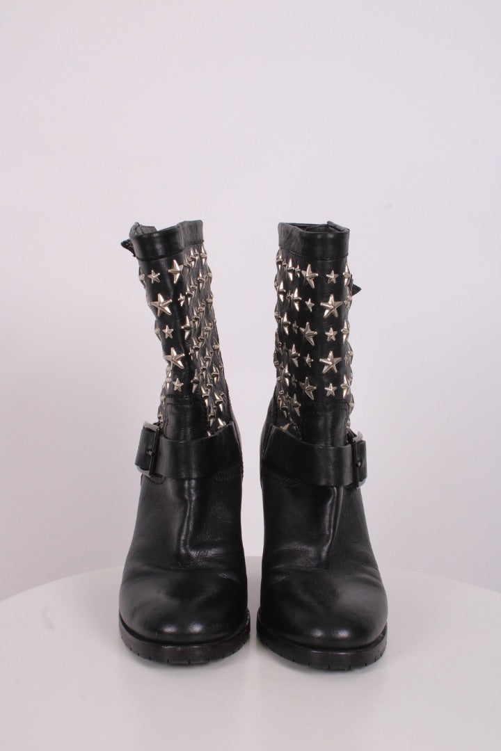 Jimmy Choo T-shirt Black/silver studs 5 | O/S, Black