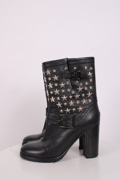 Jimmy Choo T-shirt Black/silver studs 5 | O/S, Black