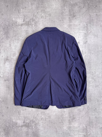Prada Navy Padded Nylon Blazer