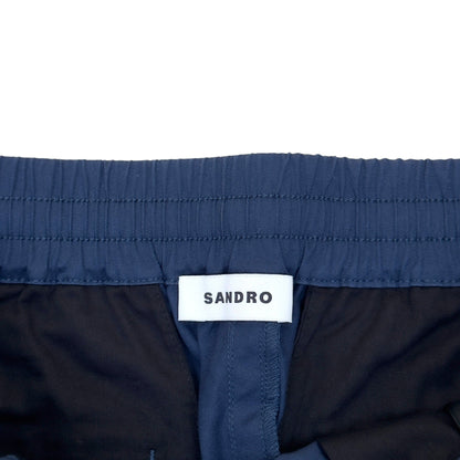 SANDRO PARIS COTTON SHORTS NAVY 46 / L | Large, Navy