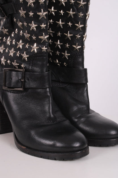 Jimmy Choo T-shirt Black/silver studs 5 | O/S, Black
