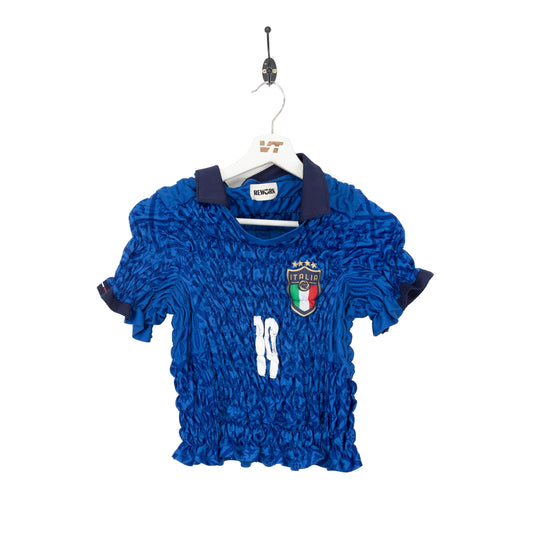 VT Rework : Shirred Italy 'Bonucci 19' Football Top