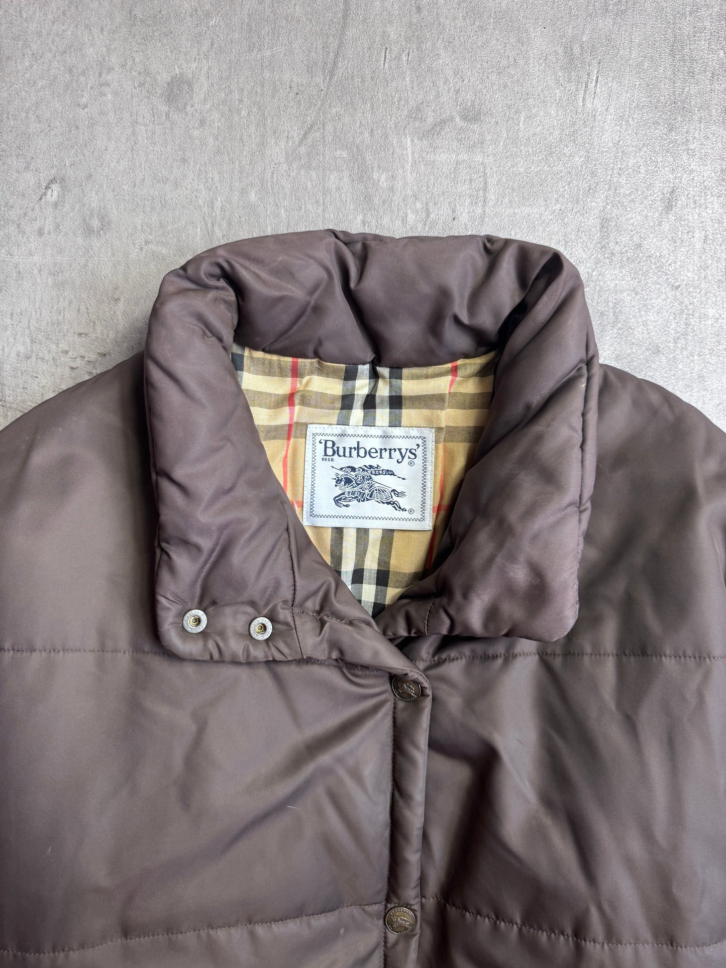 Burberry Brown Padded Long Coat