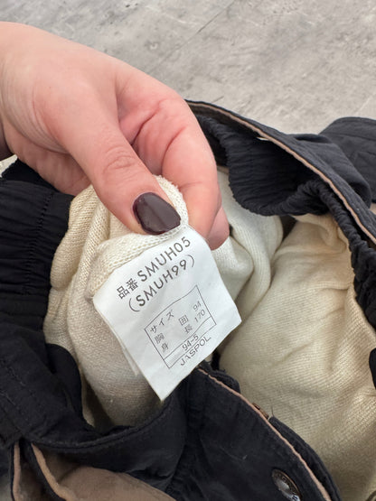 Moncler 1980's Colourblock Belt Fasten Bomber Jacket