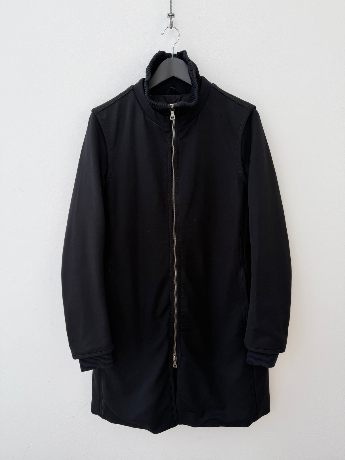Prada Sport Padded Longline Jacket | Small, Black