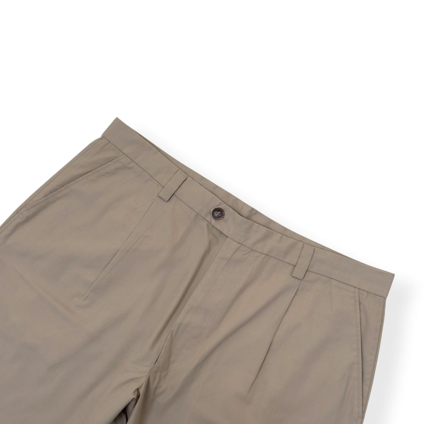 PRADA POPLIN BERMUDA SHORTS BEIGE 54 / L | Large, Beige