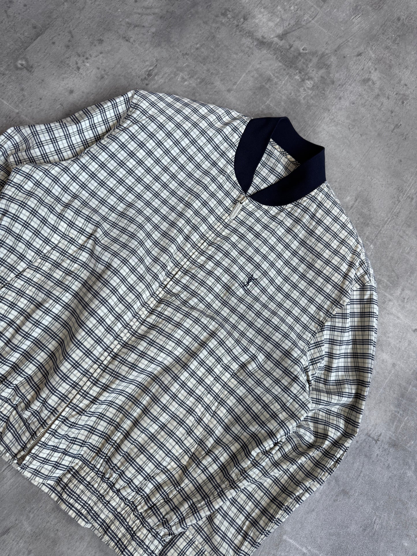 Yves Saint Laurent Two Tone Bomber Jacket