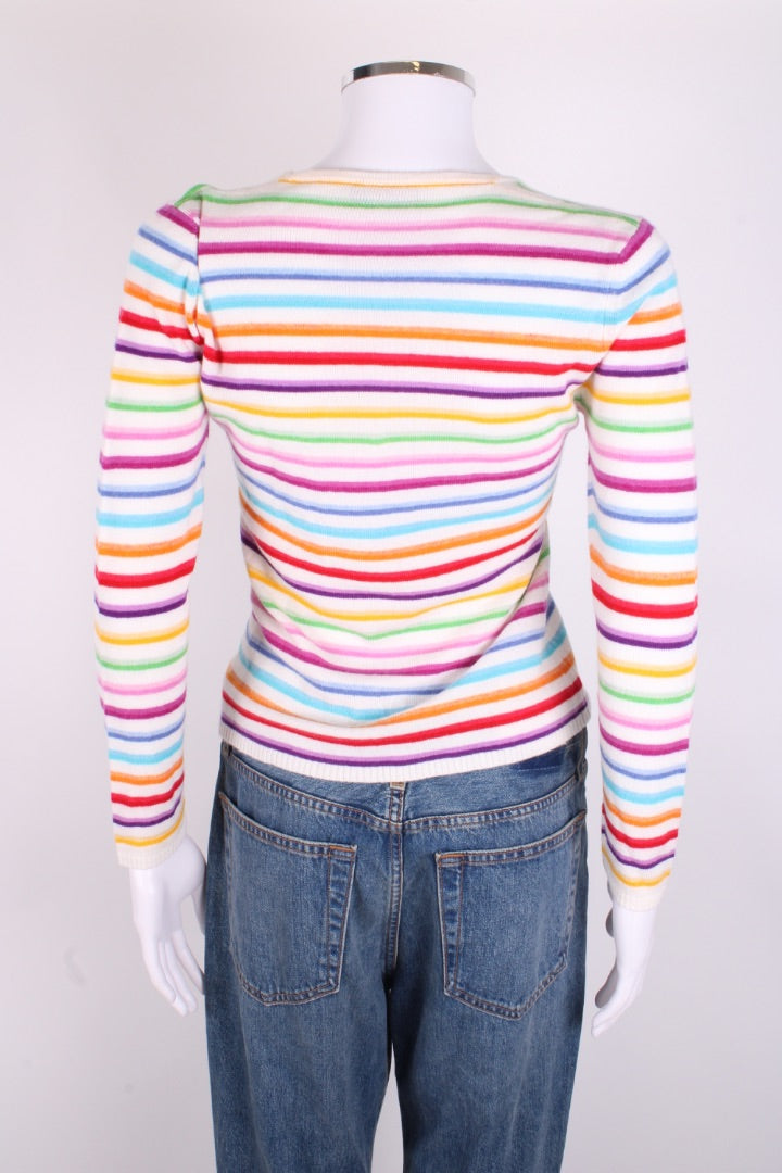 Richard Grand Cashmere knit V neck Multicoloured S | Small, Red