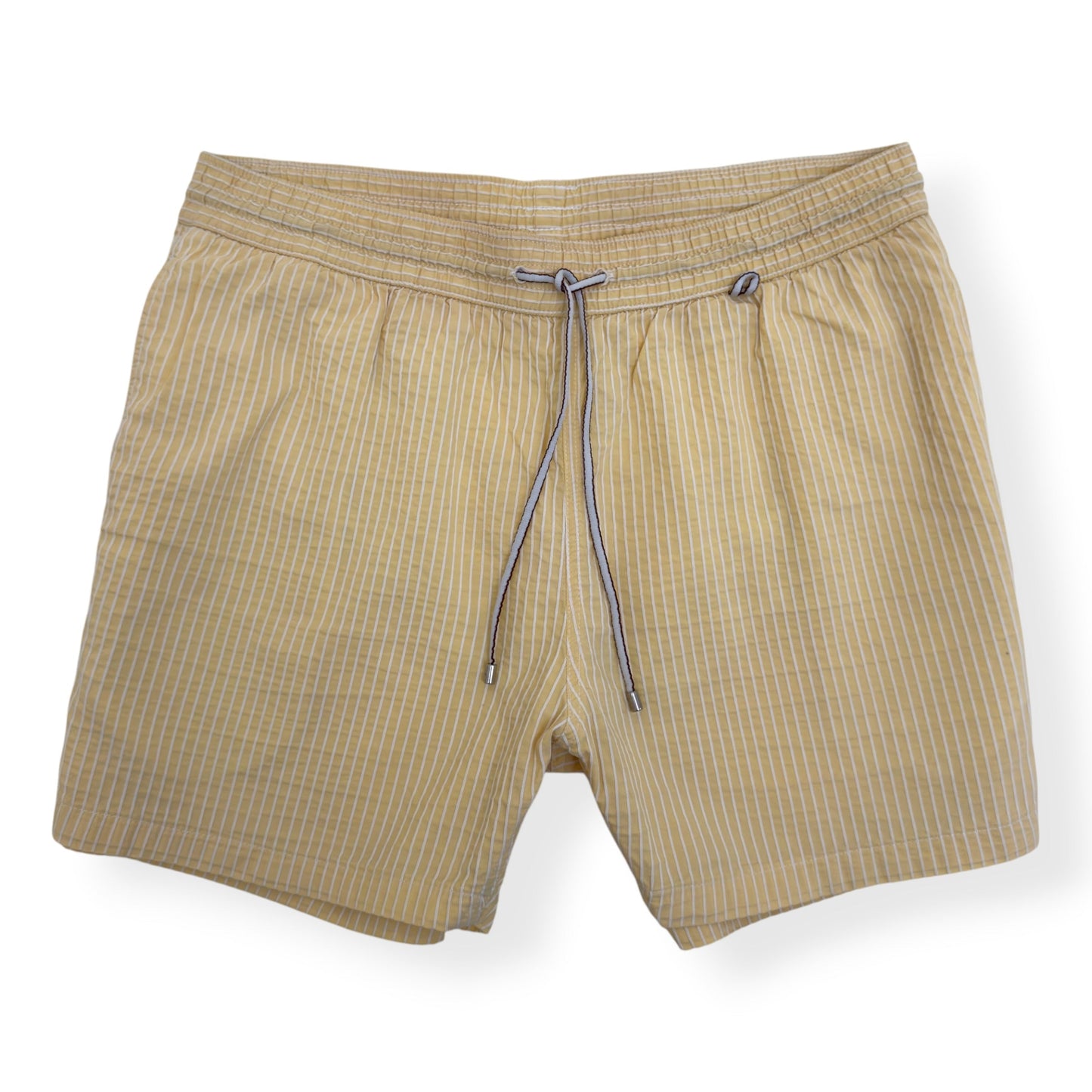 LORO PIANA STRIPED SWIM SHORTS YELLOW M | Medium, Yellow