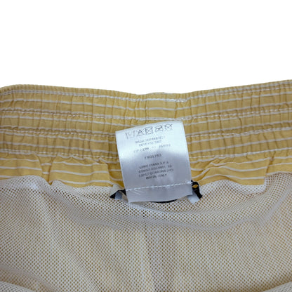 LORO PIANA STRIPED SWIM SHORTS YELLOW M | Medium, Yellow
