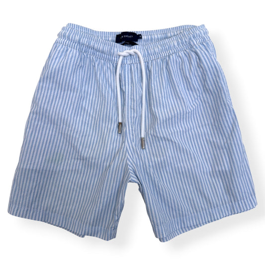 THOM SWEENEY STRIPED SWIM SHORTS LIGHT BLUE S | Small, Blue