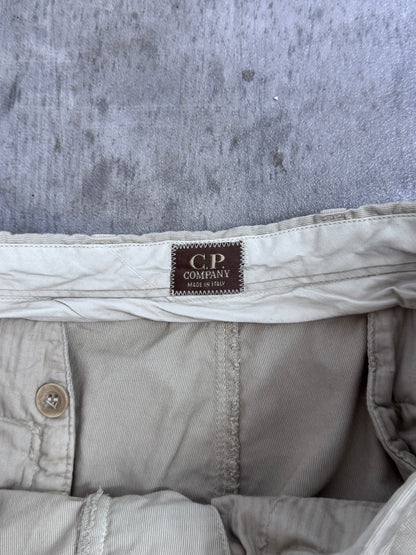 1990s CP Company Beige Subtle Cord Trousers