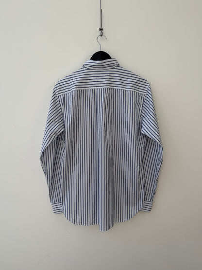 Comme Des Garçon Homme Deux Double button Shirt | O/S, Blue/White