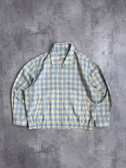 Yves Saint Laurent Two Tone Check Blouson