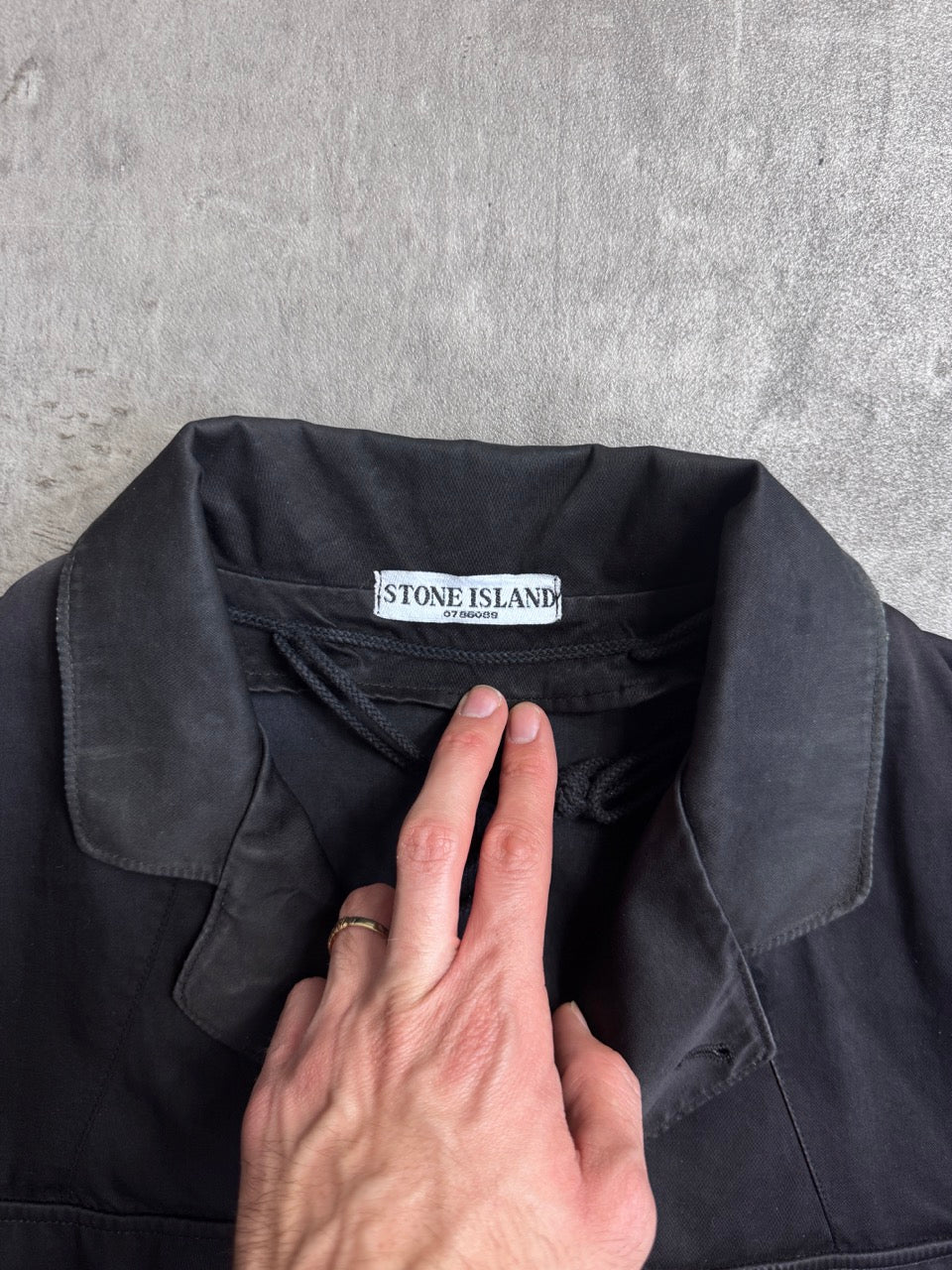 A/W 2006 Stone Island Black Dutch Rope Cargo Jacket