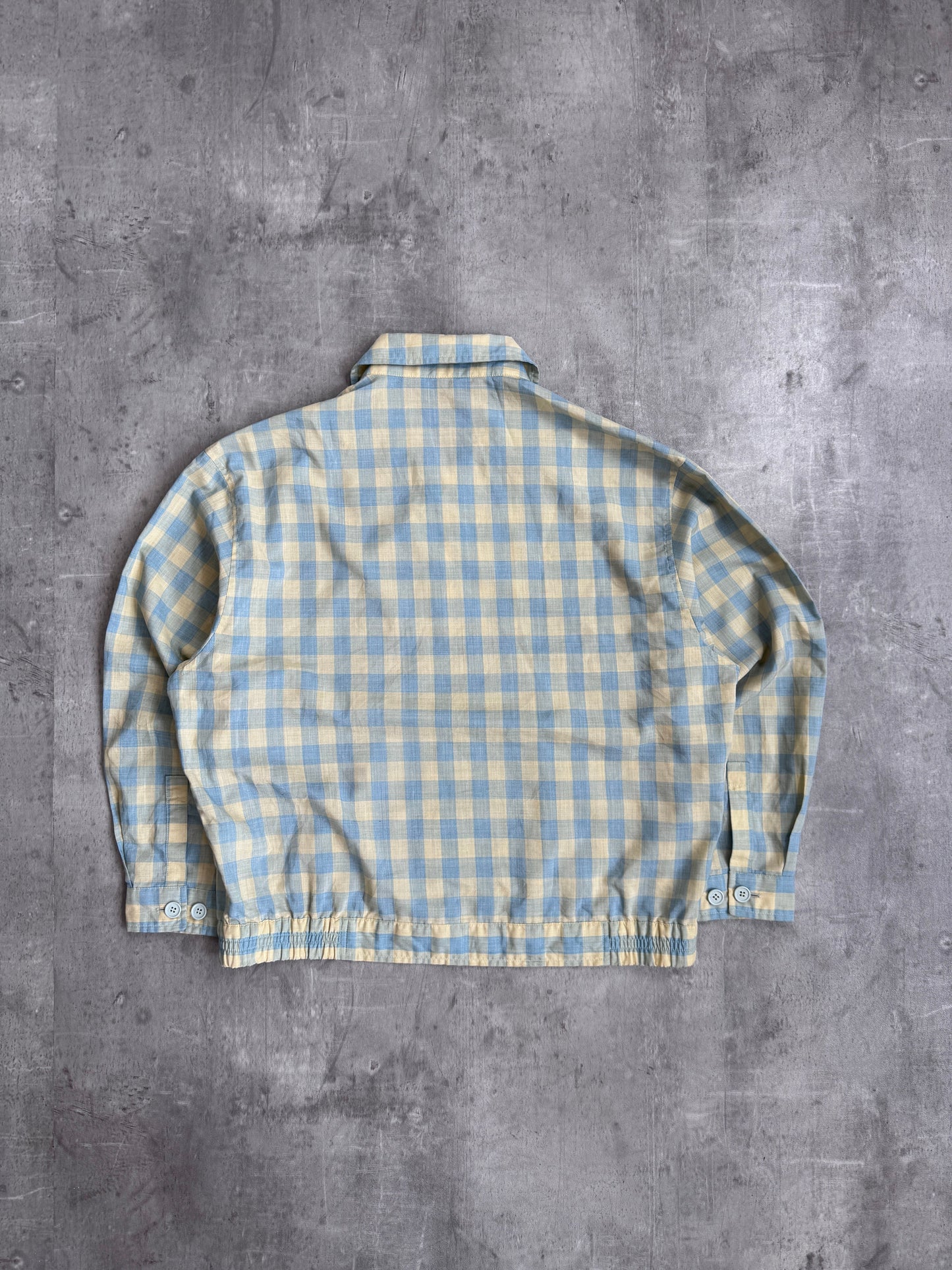 Yves Saint Laurent Two Tone Check Blouson