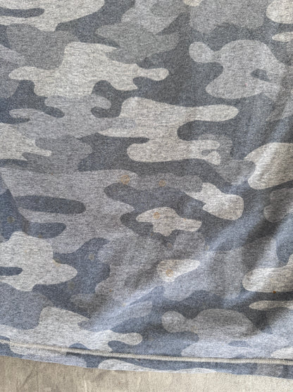 Dolce & Gabbana Original Trademark Grey Camoflauge V Neck Tee