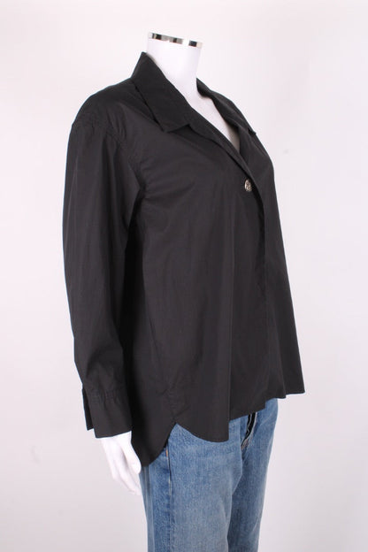 Sandro Gold Buckle Shirt Black M | Medium, Multicoloured